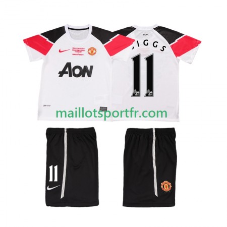 Maillot de Foot Manchester United GIGGS 11 Champions League 2011 2012 Retro Enfant Troisieme Maillot de Foot Manchester United GIGGS 11 Champions League 2011 2012 Retro Enfant Troisieme